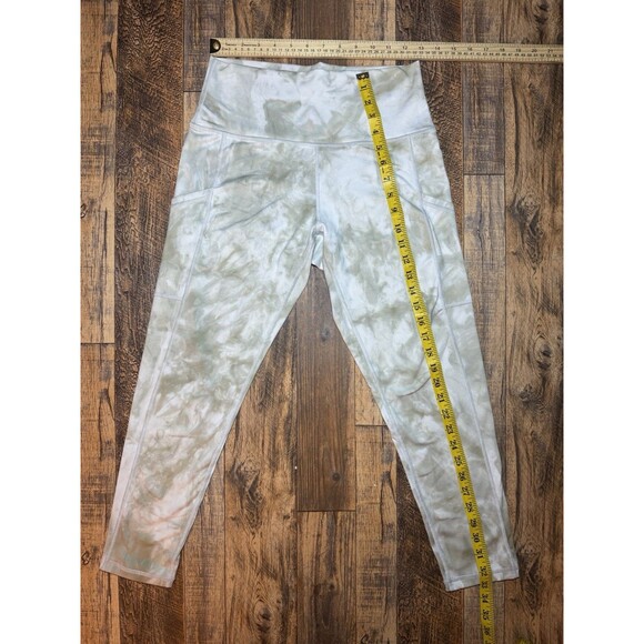 Aerie Offline Women’s‎ High Rise Leggings Green Tie Dye Size Medium - Picture 5 of 6